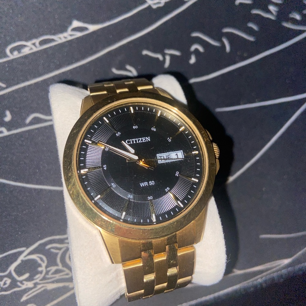 Citizen Gold and Black Elegant Watch